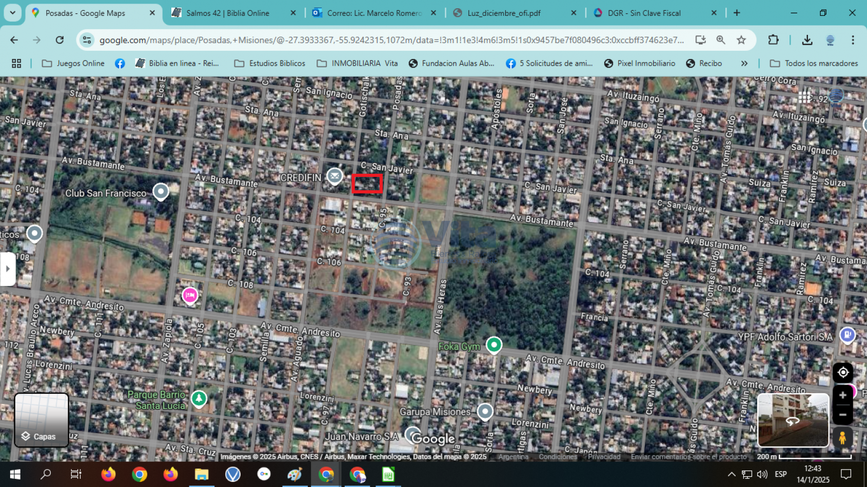 TERRENO EN VENTA -  Z/BUSTAMANTE Y AGUADO -GRAN LOTE  692M2  YVYRA  PYTA