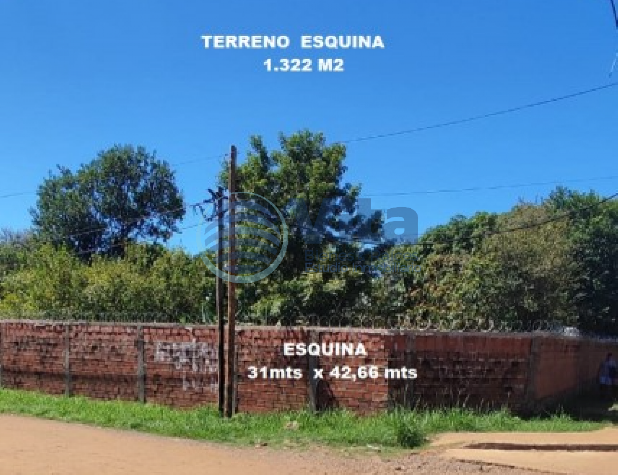 TERRENO EN VENTA EN ESQUINA - GARUPA MNES