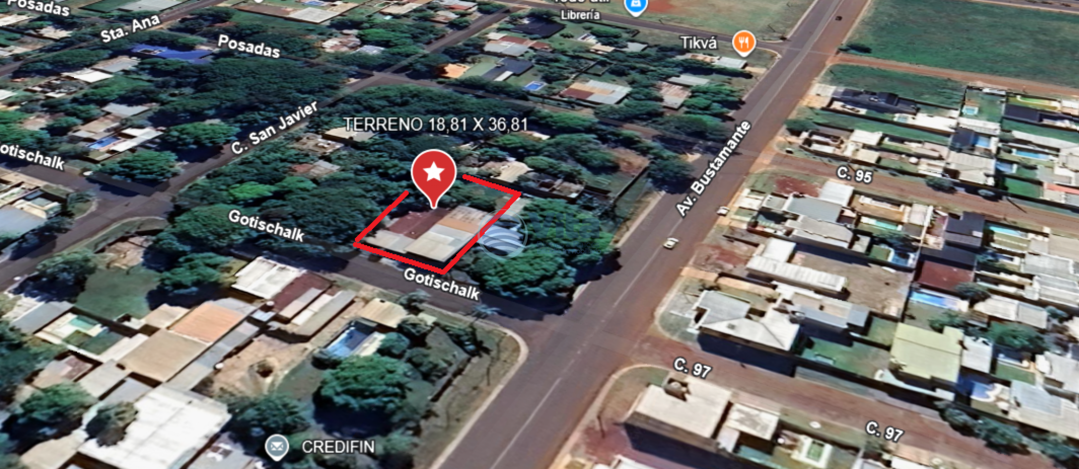 TERRENO EN VENTA -  Z/AV. BUSTAMANTE Y GOTISCHALK -GRAN LOTE  692 M2  YVYRA  PYTA