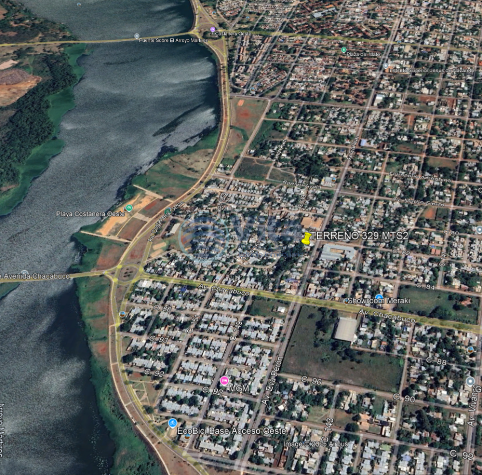 TERRENO EN VENTA SOBRE  AV. EVA PERON CASI CHACABUCO