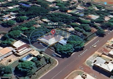 TERRENO EN VENTA -  Z/AV. BUSTAMANTE Y GOTISCHALK -GRAN LOTE  692 M2  YVYRA  PYTA