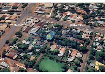TERRENO EN VENTA  ESQUINA Z/AV. QUARANTA Y RUTA 213 